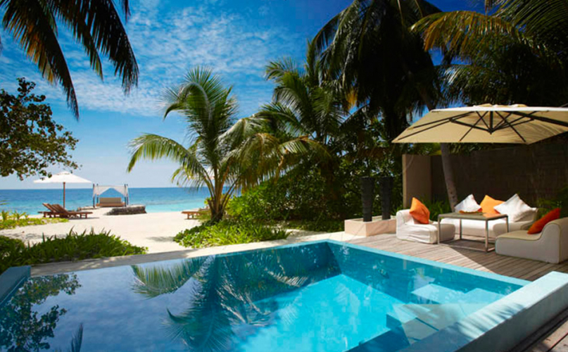 Huvafen Fushi Maldives Beach Bungalow With Pool