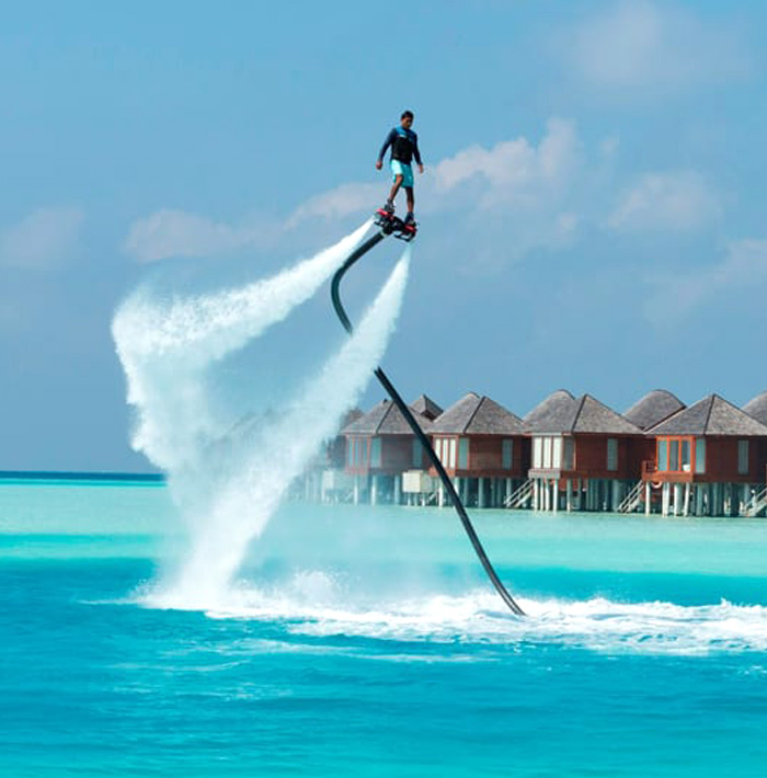 Anantara Dhigu Maldives Resort - Flyboarding