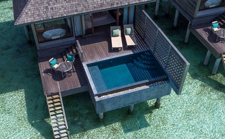 Anantara Veli Maldives Resort - Deluxe Over Water Pool Bungalow