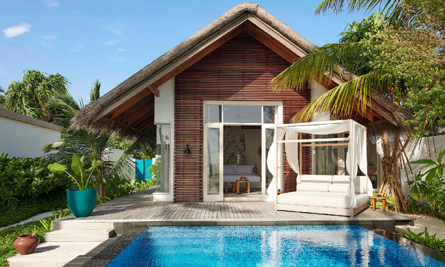 Fairmont Maldives Sirru Fen Fushi - Deluxe Beach Sunrise Villa