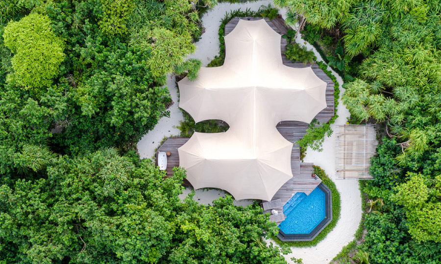 Fairmont Maldives Sirru Fen Fushi - Tented Jungle Villa
