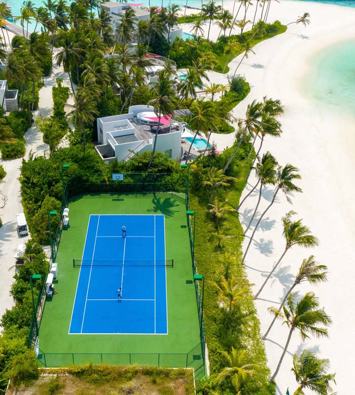 Jumeirah Maldives Olhahali Island - Beachside Tennis