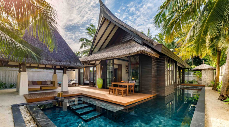 Ozen Reserve Bolifushi Maldives - Earth Pool Villa Sunset