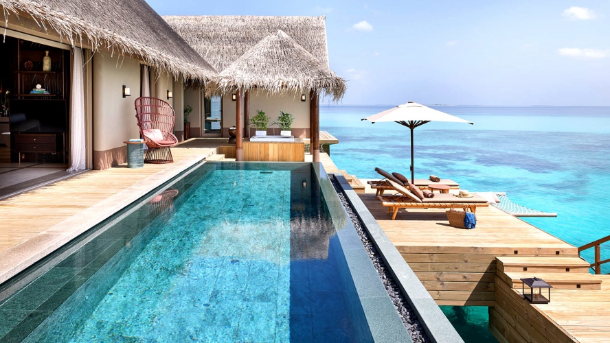 Joali Maldives Three Bedroom Ocean Residence with Two Pools