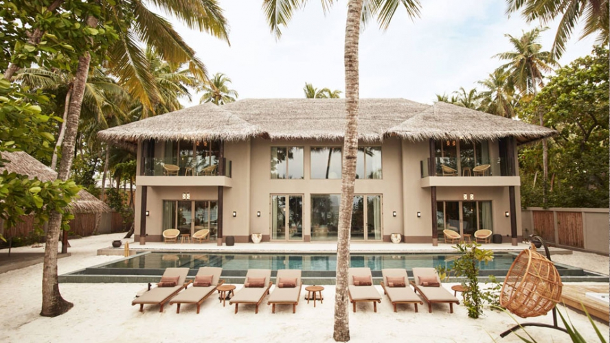 Joali Maldives Four Bedroom Beach Residence with Pool