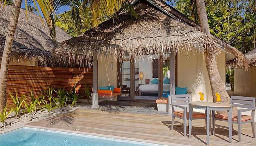 Anantara Dhigu Maldives Resort Sunset Beach Pool Villa