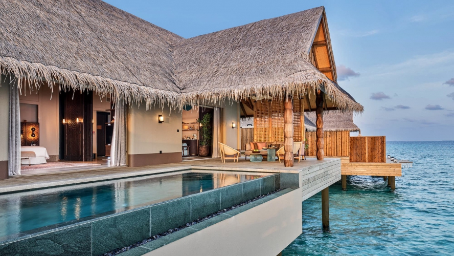 Joali Maldives Sunset Luxury Water Villa with Pool