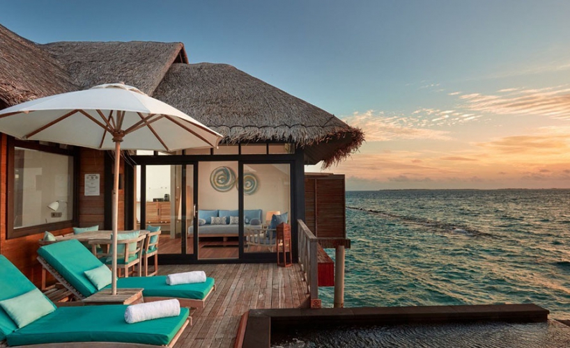 JA Manafaru Maldives Sunset Water Villa with Infinity Pool