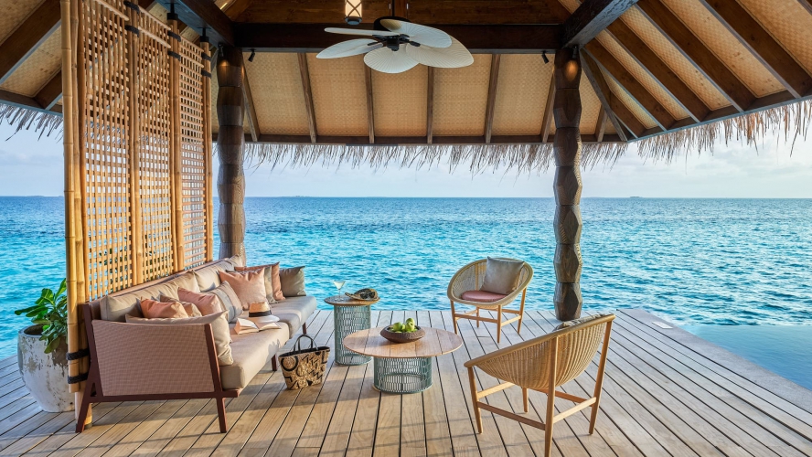 Joali Maldives Sunset Water Villa with Pool