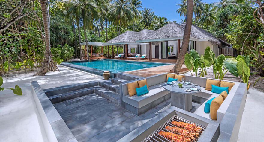 Anantara Kihavah Maldives Villas Two Bedroom Family Beach Pool Villa